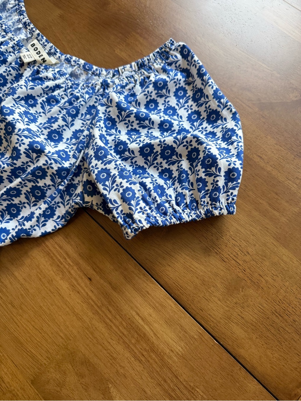Boden Blue & White Floral Midi Dress 🌼💙 - Picture 4 of 9